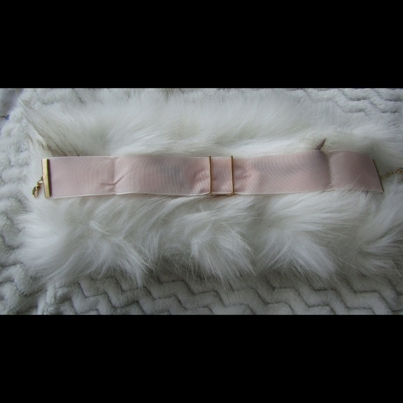 2 AVAILABLE Pink Thick Choker  Rhinestone Accent - Picture 6 of 8